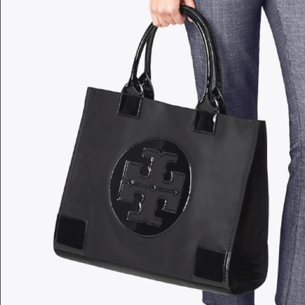 Tory Burch Black Ella Tote